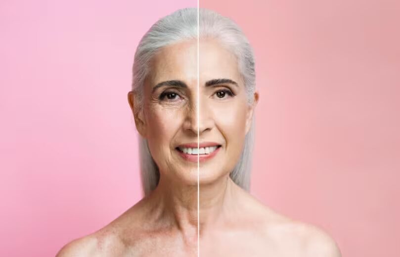 pérdida de colágeno después de la menopausia
